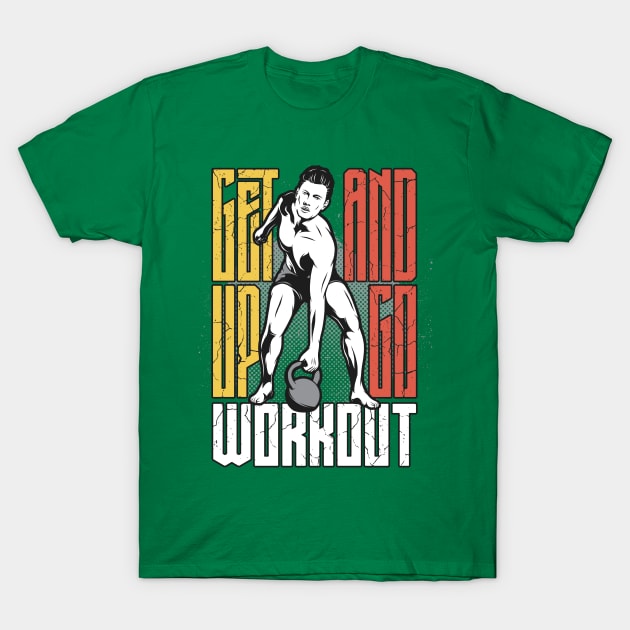 Get Up and Go Workout T-Shirt by Verboten